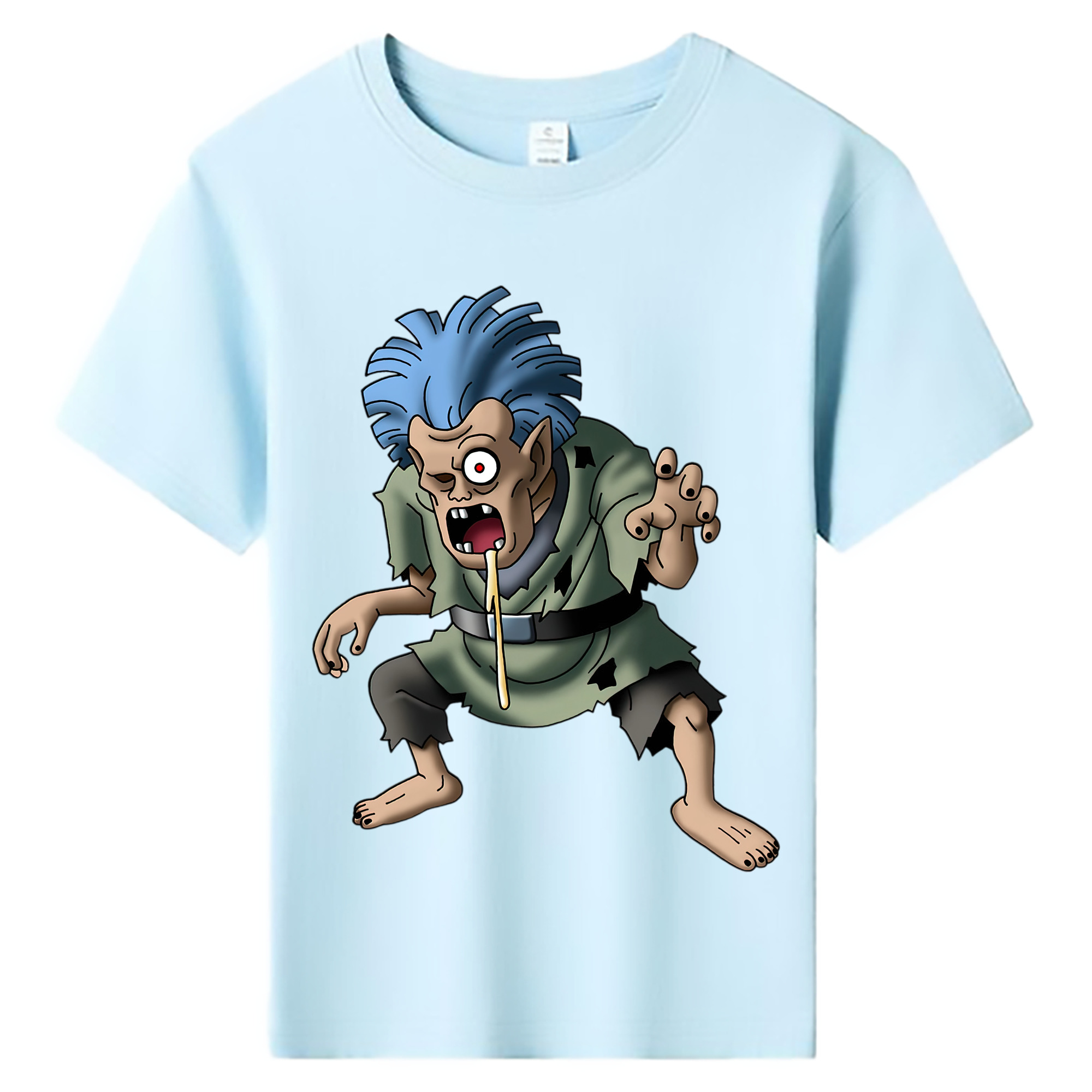 （画像用） ドラゴンクエスト Doragon Kuesuto Dragon Quest 綿100％キッズTシャツ（フロントプリント）